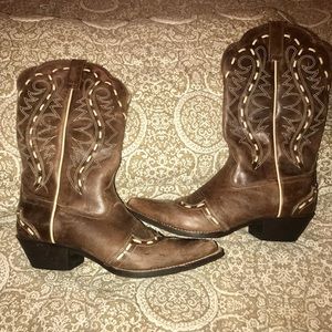 Ariat Western Cowboy Boots Brown 8.5